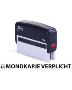 Mondkapje Verplicht | Posta P15 | zelfinktende stempel