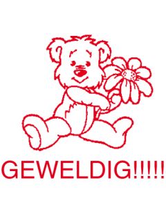 Geweldig!!!!! beer, 25x24mm