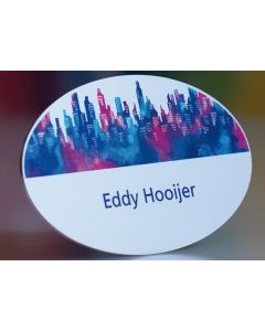 Posta Badge 3 | ovale plaatbadge