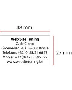 Stempelplaatje Trodat Professional 4203