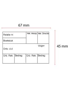 Stempelplaatje Trodat 5208