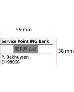 Stempelplaatje Trodat 5474