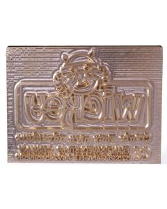 Brandplaat voor Posta ALK-HLP 138, 120x100 mm