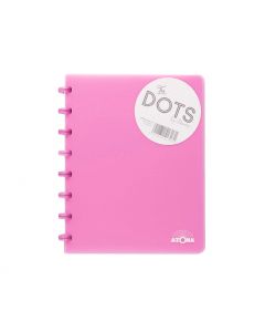 Atoma | Notebook Systeem | Dots | A5 | roze
