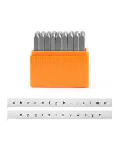 Slagletters Economy, standaard, kleine letters 2,5 mm