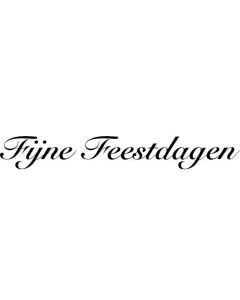 Fijne Feestdagen stempel