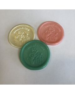 lakzegels, Vrolijk Pasen 2, Ø25 mm