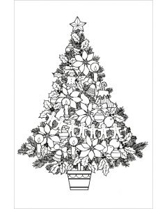 Kerstboomstempel