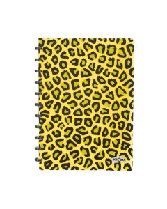 Atoma | Notebook Systeem | Leopard | A4 | geel