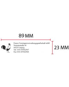 Stempelplaatje Posta MM90
