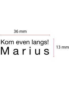 Stempelplaatje Trodat Printy 4911