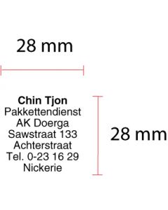 Stempelplaatje Trodat Printy 4923