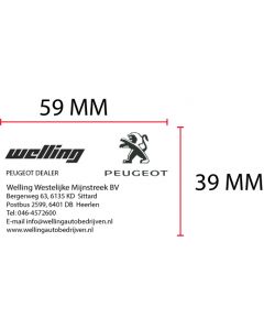 Stempelplaatje Posta P55