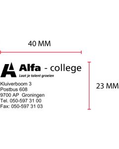 Stempelplaatje Posta LL800