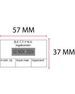 Stempelplaatje Posta LL8041