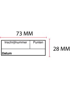 Stempelplaatje Posta LL806