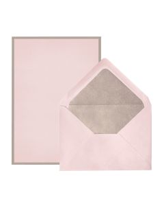 Crown Mill | enveloppen en vellen A5 | roze - grijs