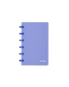 Atoma | Notebook Systeem | Robust transparant | A6 | blauw