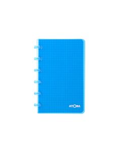 Atoma | Notebook Systeem | Robust transparant | A6 | turquoise