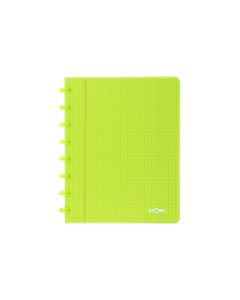 Atoma | Notebook Systeem | Robust transparant | A5 | groen