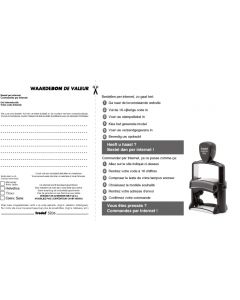 Waardebon Stempelplaatje Trodat 5206