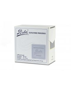 Zegeletiketten, zilver, 45x45mm, zelfklevend, doosje van 100 stuks