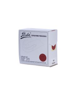 Zegeletiketten | wijnrood | Ø25mm