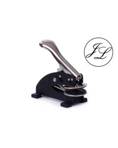 Shiny kleinbereik preegstempel, initialen Ø40mm