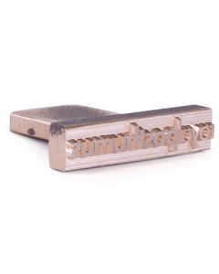 Engraved Branding Plate