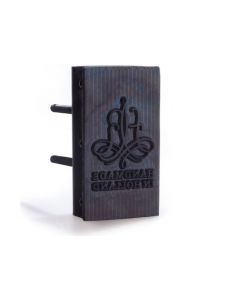 Perkeo | brandplaat | met windkap | 130x70 mm