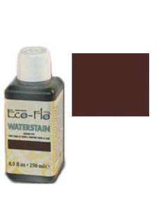 Leerverf Eco-Flo Waterstain Middelbruin, 250 ml 
