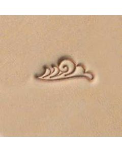 Tandy Leather Leerstempel | Rechterrand | 17 x 3 mm