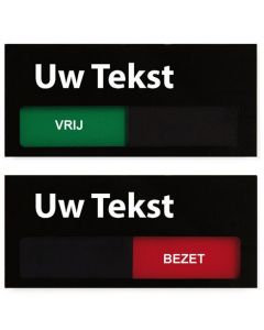 Schuifbord 120 x 55 mm, Zwart