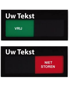 Schuifbord 150 x 70 mm, Zwart