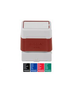 Brother PR-1438 stempel | 14x38mm | Zwart, Blauw, Rood, Groen