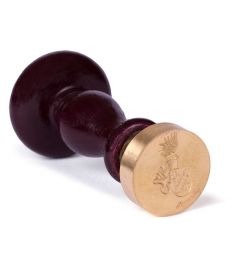 Lakstempel met familiewapen | Ø30mm | volreliëf