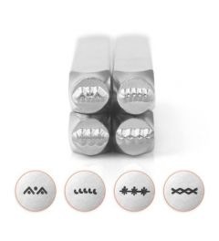 Slagstempelset Rand 3 | hoogte 6mm