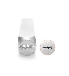 Slagstempel Gebogen tak | Hoogte 6mm