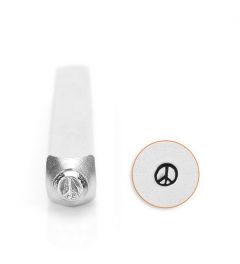 Slagstempel Peace, hoogte 6 mm