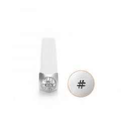 Slagstempel # Hekje (Hashtag)