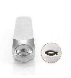 Slagstempel Ichthus, hoogte 6 mm