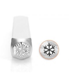 Slagstempel Sneeuw vlok, hoogte 6 mm