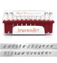 Slagletters Royal Crest, hoofdletters