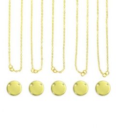 Halskettingen, Cirkel, 15 mm, ImpressArt