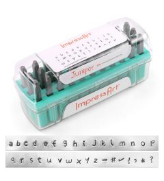 Slagletters Juniper, luxe, Klein 3 mm