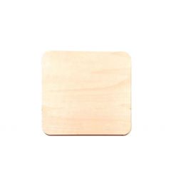 Houten Onderzetters | 4x4cm | 50 stuks