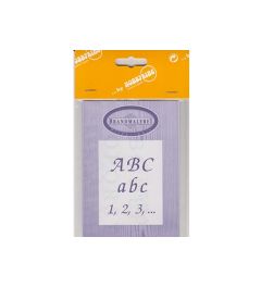 Hobbyring | A3-vel met sjablonen | Letters en Cijfers