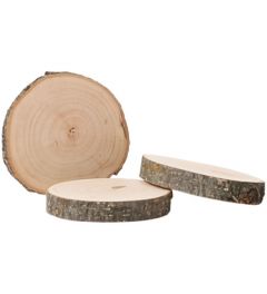 Hobbyring | houten schijf | Ø 9 x 1 cm, 1 stuk