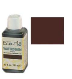 Leerverf Eco-Flo Waterstain Middelbruin, 250 ml