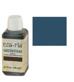 Leerverf Eco-Flo Edgeflex Waterstain Blauw, 250 ml